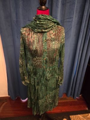 Debbie Reynolds Owned TV Worn Many Times Eres Silk Dress Bev Hills from Estate | eBay US (Buy It Now)