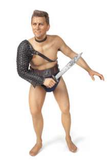 Lot 969 - KIRK DOUGLAS ARMOR FROM SPARTACUS ON LIFE-SIZE WAX MANNEQUIN
