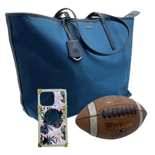 The Underdoggs Cherise Euphemia Sumpter Billing Screen Used Football, Phone Case & Bag Sc 31-34 | VIP Fan Auctions