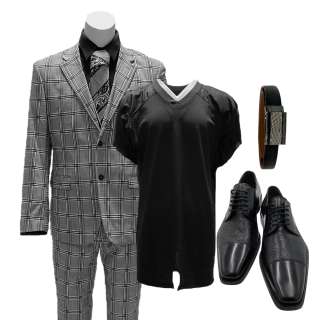 The Underdoggs Young Jaycen Elias Ferguson Screen Worn Business Suit, Button-Up Shirt, Jersey, Belt, Tie , Handkerchief & Dress Shoes Ch 3 Sc 4 | VIP Fan Auctions