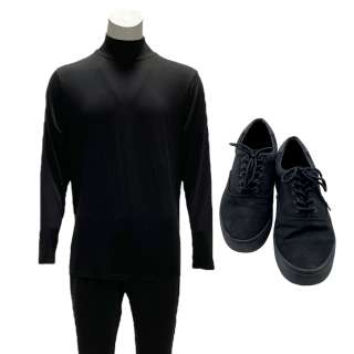 Self Reliance Production Assistant Screen Worn Shirt, Joggers & Sneakers Ch 1 Sc 52-A90 | VIP Fan Auctions