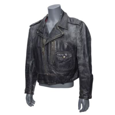 NATURAL BORN KILLERS (1994) - Lot #254 : Mickey Knox‘s (Woody Harrelson) Screen-Matched Leather Jacket