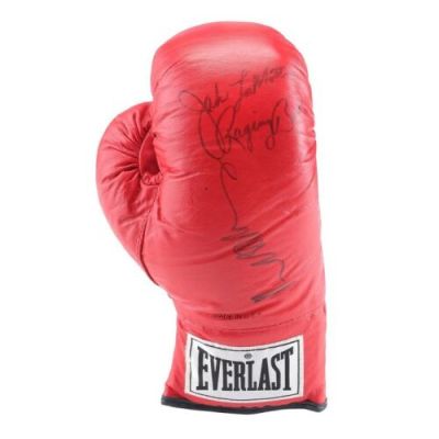 RAGING BULL (1980) - Lot #2139 : Robert de Niro and Jake Lamotta-Autographed Boxing Glove