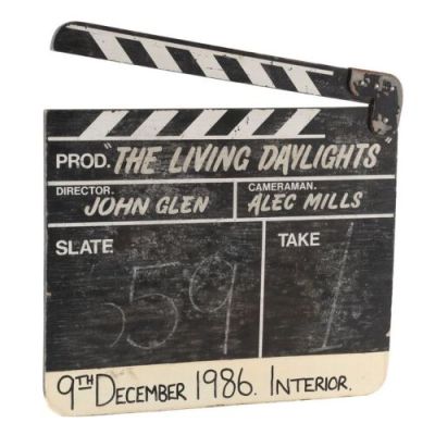 James Bond: Living Daylights, the (1987) | Lot  257. Production Clapperboard | Propstore