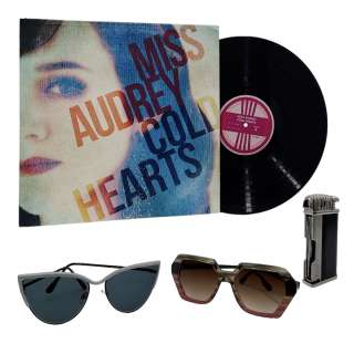 Snowpiercer Miss Audrey (Played By Lena Hall) Production Used Sunglasses Set, Multi-Tool Lighter & LP Record | VIP Fan Auctions