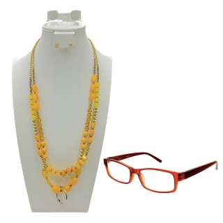 Lot #48: Everything Everywhere All at Once Deirdre Beaubeirdre (Jamie Lee Curtis) Screen Used Earrings, Necklace & Glasses Sc Multiple