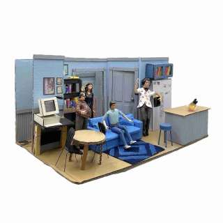 Y2K Eli (Jaeden Martell) Screen Used Seinfeld Diorama W/ Furniture, Female Figure & 3 Male Figures Sc 1-3 | VIP Fan Auctions