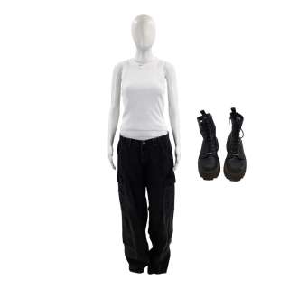 Novocaine Sherry (Amber Midthunder) Screen Worn Cargo Pants, Tank Top & Boots Ch 4 Sc 63-96 | VIP Fan Auctions