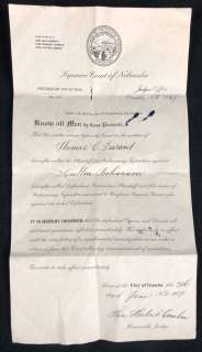 Lot 58 - Hell on Wheels (2011–2016) - Anson Mount & Colm Meaney Preliminary Injunction Prop