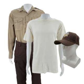 Eddington Guy (Luke Grimes) Screen Worn Button-Up Shirt, T-Shirt, Pants & Hat Ch 1-1a Sc 6-109 | VIP Fan Auctions