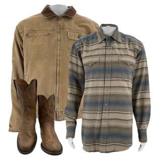 Eddington Ted Garcia (Pedro Pascal) Production Worn Jacket, Button-Up Shirt & Boots | VIP Fan Auctions