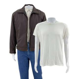 Eddington Joe (Joaquin Phoenix) Screen Worn Sheriff Jacket, Button-Up Shirt, Undershirt & Jeans Ch 2a Sc 29-35 | VIP Fan Auctions