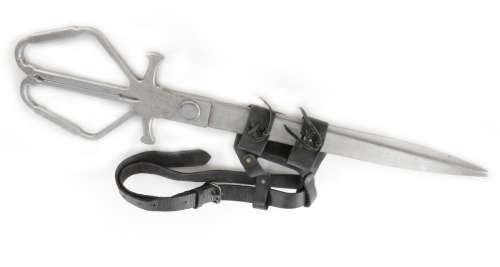 Dirk Gently’s Holistic Detective Agency | ’Wendimoor’ scissor sword and frog from Dirk Gently’s Holistic Detective Agency. | Profiles in History