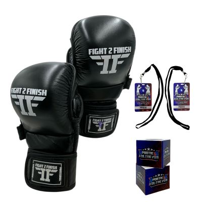 Lot 49: Mythic Quest Pootie Vs Trevor Screen Used (2) Microphone Holders, (2) Press Passes & 1 Pair Gloves | VIP Fan Auctions