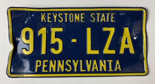 Lot 148 - World War Z (2013) - Brad Pitt Hero Volvo License Plate