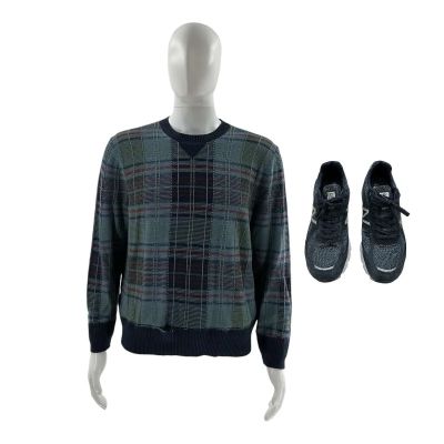 Lot 128: Oh What Fun Doug Leiner Screen Worn Sneakers & Sweater Ch 8a Sc 161 | VIP Fan Auctions