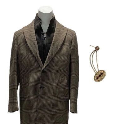 Power Book IV Force Walter Flynn (Tommy Flanagan) Production Worn Burberry Vest, Coat & Pin | VIP Fan Auctions