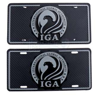 Colony | All Seasons : Two International Global Authority License Plates | Propstore