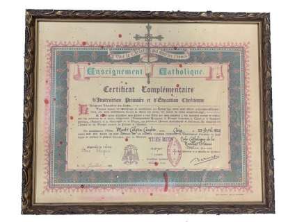 Djano Unchained Calvin Candie (Leonardo DiCaprio) Certificate of Complementaire Movie Props | Premiere Props