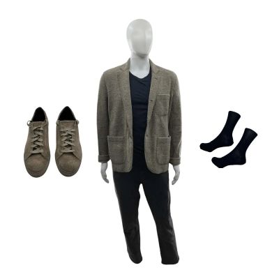 Lot 29: Crime 101 Lou Screen Worn Jacket, T-Shirt, Pants, Socks & Sneakers Ch 16 Sc 188-193 | VIP Fan Auctions