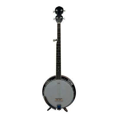 Lot 84: The Sheep Detectives George Hardy Screen Used Banjo W/ Stand | VIP Fan Auctions