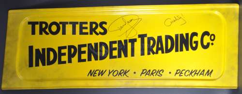 ONLY FOOLS & HORSES - SIR DAVID JASON SIGNED TROTTER VAN PANEL | Auctioneum Ltd