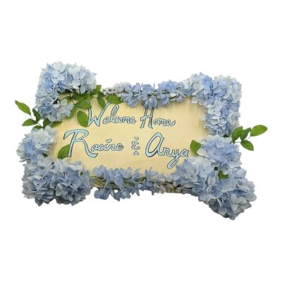 Lot 78: Is God Is Ruby Screen Used “Welcome Home Racine & Anya” Sign | VIP Fan Auctions