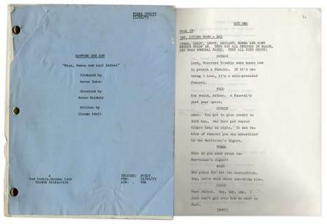 ’’Sanford & Son’’ Season 3, Episode 13 Final Draft Script Owned by Redd Foxx -- 36 Pages -- Very Good Condition -- From Redd Foxx Estate | Nate Sanders