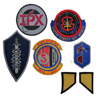 Babylon 5 (1994-1998) & Crusade (1999) Production Used 7 Patch Set | VIP Fan Auctions