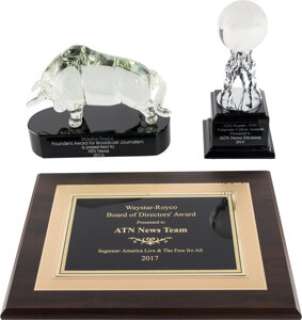 Succession (HBO® Original, 2018-2023) Matthew Macfadyen "Tom Wambsgans" Office Trophies and Awards Plaque from Season ...