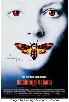 The Silence of the Lambs (Orion Pictures, 1991), Anthony Hopkins "Hannibal Lecter" Signed Poster. | Heritage