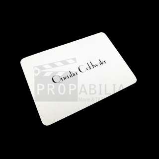 Lot 28 - The Magicians - Quentin‘s Brakebills Introduction Card (0124)