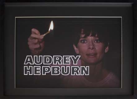 Audrey Hepburn Title Art From ’’Wait Until Dark’’ | Nate Sanders