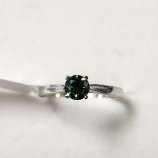 $4015 10K Diamond (0.35Ct, I1, Light Yellowish Green) Diamond(0.15ct) Ring | Direct Liquidation