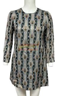 Lot 190 - Legend (2015) - Frances Kray (Emily Browning) Screen-Matched Patterned Dress