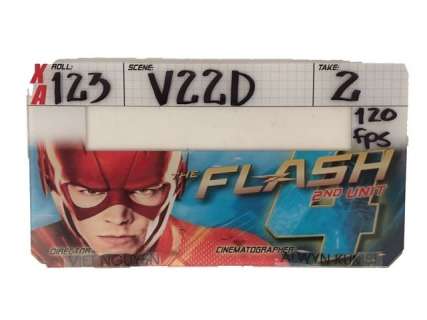 The Flash Season 4 Film Slate Movie Props | Premiere Props