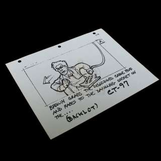 Back to the Future - Original Production Used Storyboard - 29-28 | Icons of Pop Culture