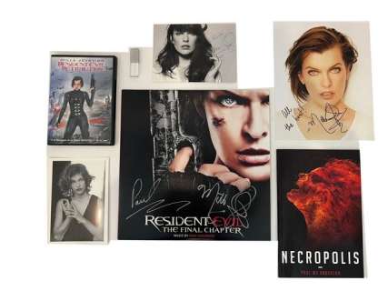 Milla Jovovich/Paul Anderson Lot of Memorabilia | Premiere Props