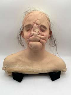 Lot 69 - "The Good Doctor" Face Transplant Silicone cowl w/ foam cast - SCREEN USED