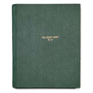 Alfred Hitchcock: A Bound Presentation Script for ’The Secret Agent’, Gainsborough Pictures, 1936, | Bonhams