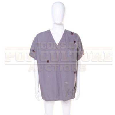 Lot 29 - Hancock - Hancock’s (Will Smith) Distressed Scrub Top - 56-12 | Icons of Pop Culture