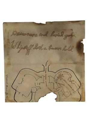 Lot 70 - Casper (1995) - Buried Gold Treasure Map (Burnt)