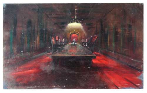 "Mary Poppins" Concept Painting by Peter Ellenshaw. | Van Eaton Galleries