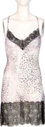 Cher Worn Risk Andres Sarda Chemise with Black Lace Trim.... | Heritage