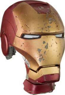 "Mark III" Helmet and "Mark V" Chest Armor pieces from Armory Demolition Sequence in Iron Man 3 (Marvel, 2013). | Heritage