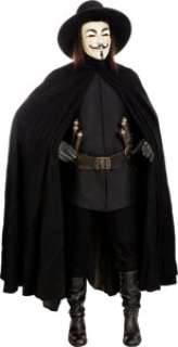 Hugo Weaving "V" Complete Hero Costume Display and "Guy Fawkes" Mask from V for Vendetta (Wa... | Heritage