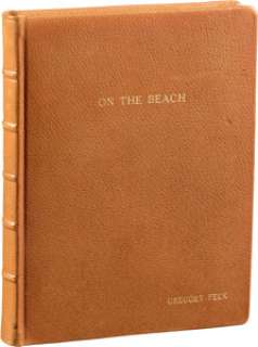 Personal book-bound script for On the Beach (United Artists, 1959). | Heritage