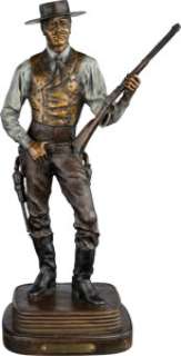 Jack Walker 1/30 Bronze Statue of Hugh O‘Brian as Wyatt Earp.