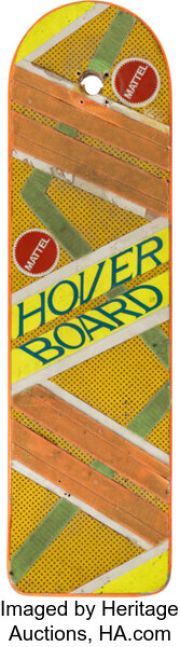 Back to the Future Part II (Universal, 1989), Lindsey Whitney Barry "Little Girl" Orange Mattel Hoverboard with Screen-Matched Handlebars. (Total: 2 Items) | Heritage