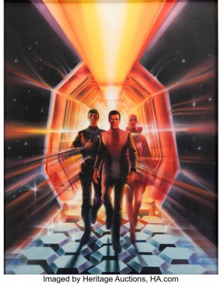 Star Trek: The Motion Picture (Paramount, 1979), Bob Peak Comp Poster Artwork for the First Star Trek Film. | Heritage